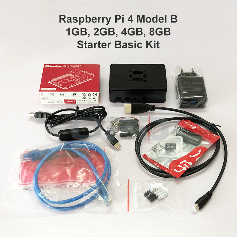Raspberry Pi 4 Model B 1GB/2GB - огляд і ціна Raspberry Pi 4 8Gb Ram Kit