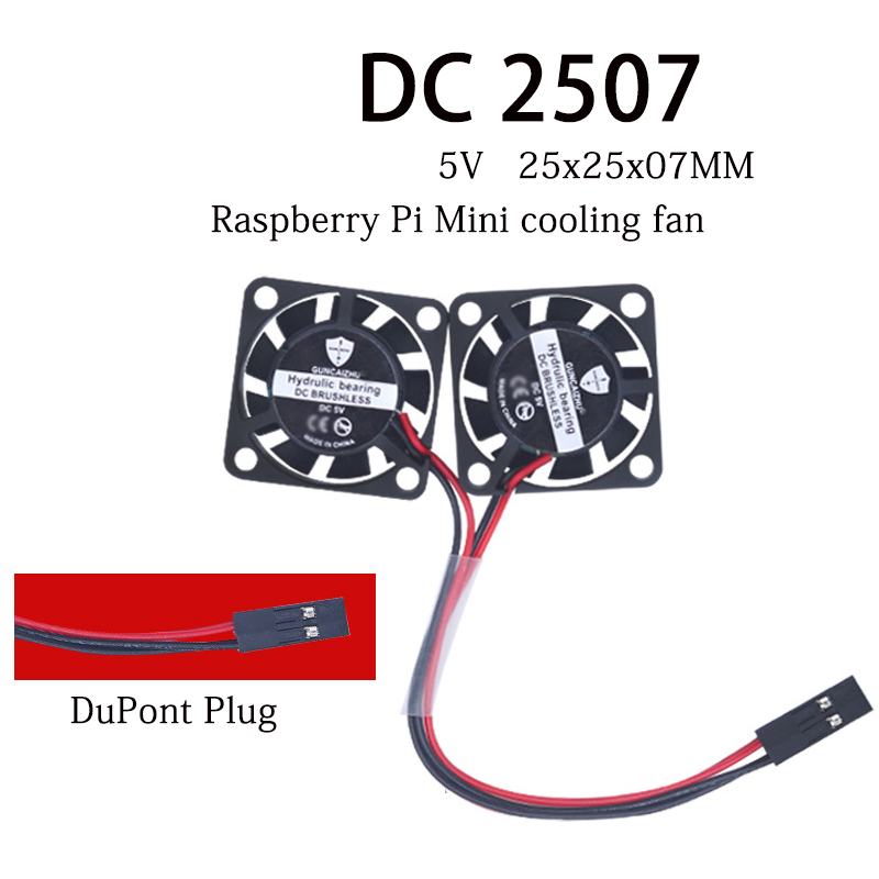 NEW DC 5V 0.11A 2507 25x25x07M - огляд і ціна Raspberry Pi Water Cooling Kit