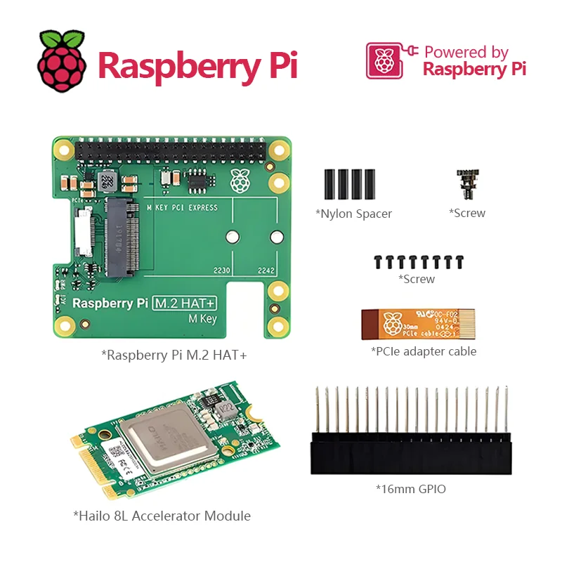 VoltSOfficial Raspberry Pi 5 A - огляд і ціна Raspberry Pi Ai Kit Hailo-8L