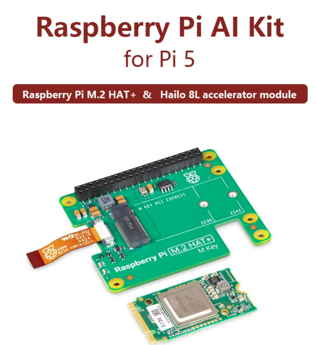 Official Raspberry Pi 5 AI Kit - огляд і ціна Raspberry Pi Ai Kit Hailo-8L