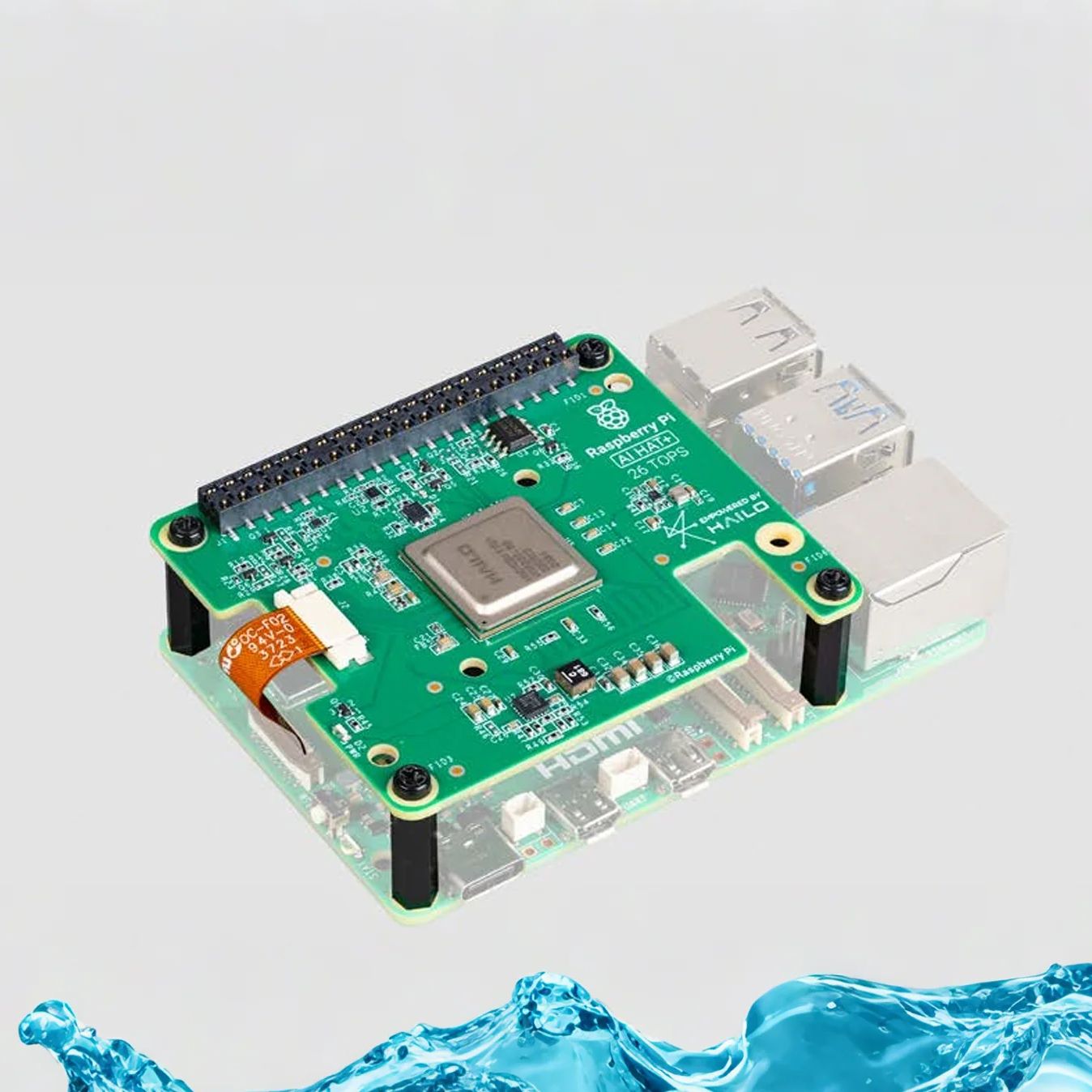 Raspberry Pi Al HAT+ Features  - огляд і ціна Raspberry Pi Ai Kit Hailo-8L